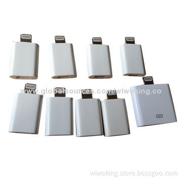 Lightning USB Data Cable to 8-pin Adapters for iPhone 5, White Color Available